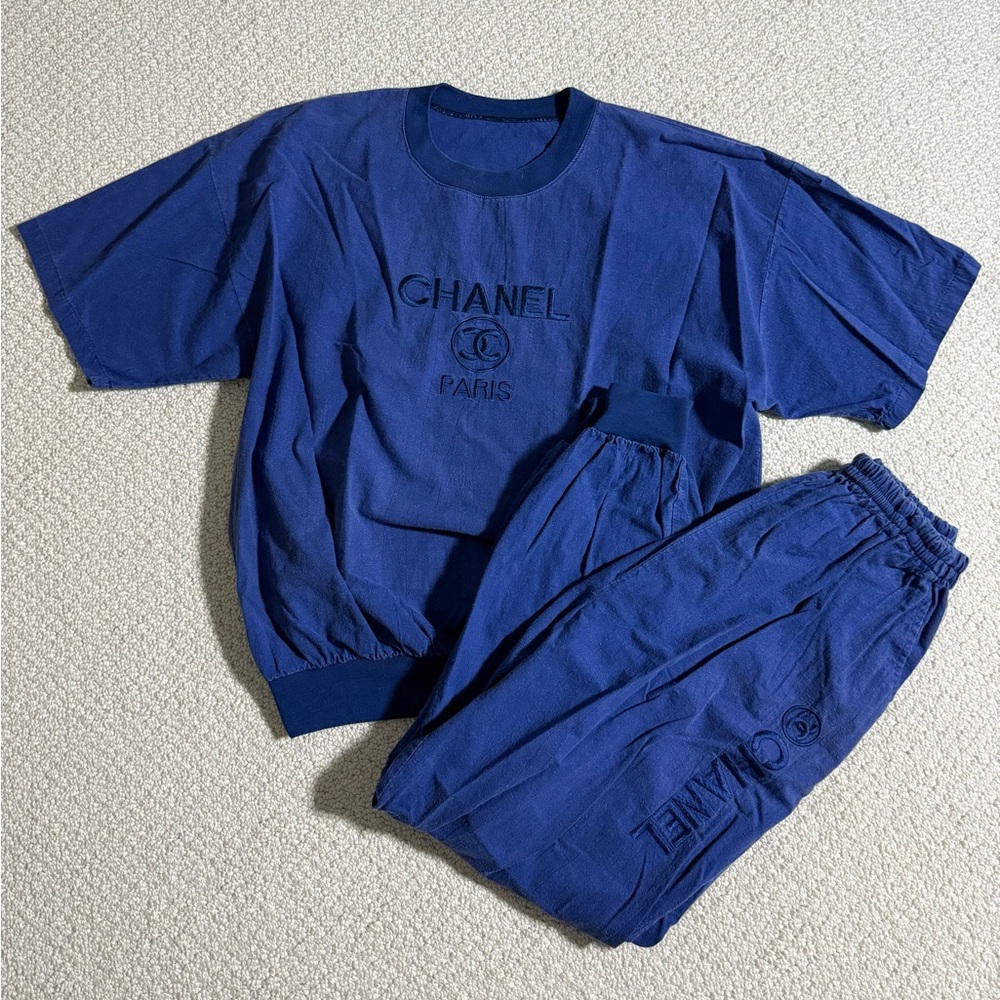 Vintage Chanel Shirt and Pant Set